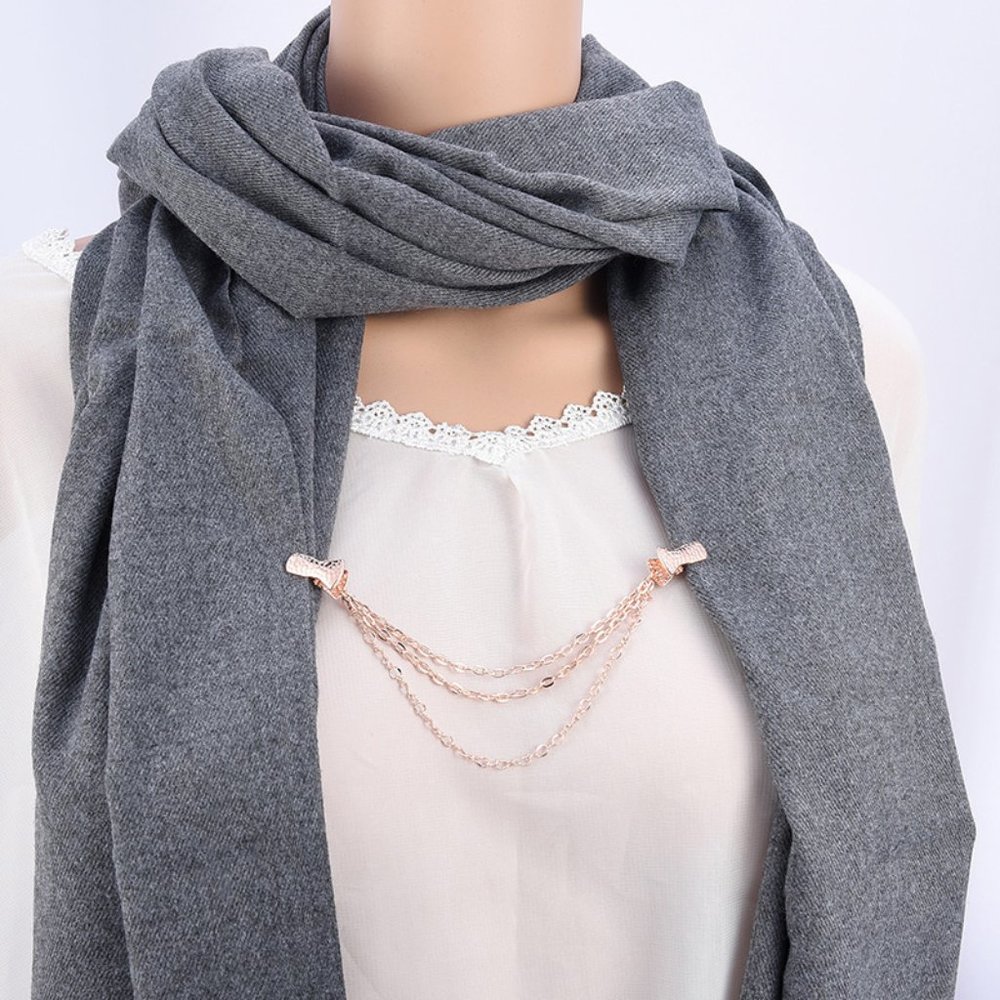 Sweater,  Blouse,  Shawl  Clips ~ 3 Tiers ~ Gold